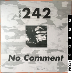 Front 242 No Comment / Politics Of Pressure [limited BOX] Belgian Box Set AM 2242DLPCD product image photo cover number 2