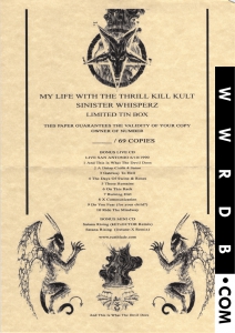 My Life With The Thrill Kill Kult Sexplosion! product image photo cover number 19