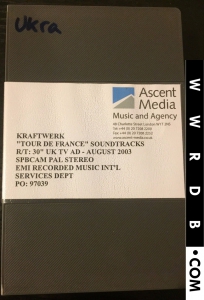 Kraftwerk Tour De France Soundtracks UK TV Ad - August 2003 United Kingdom Betacam (SP) video n/a product image photo cover